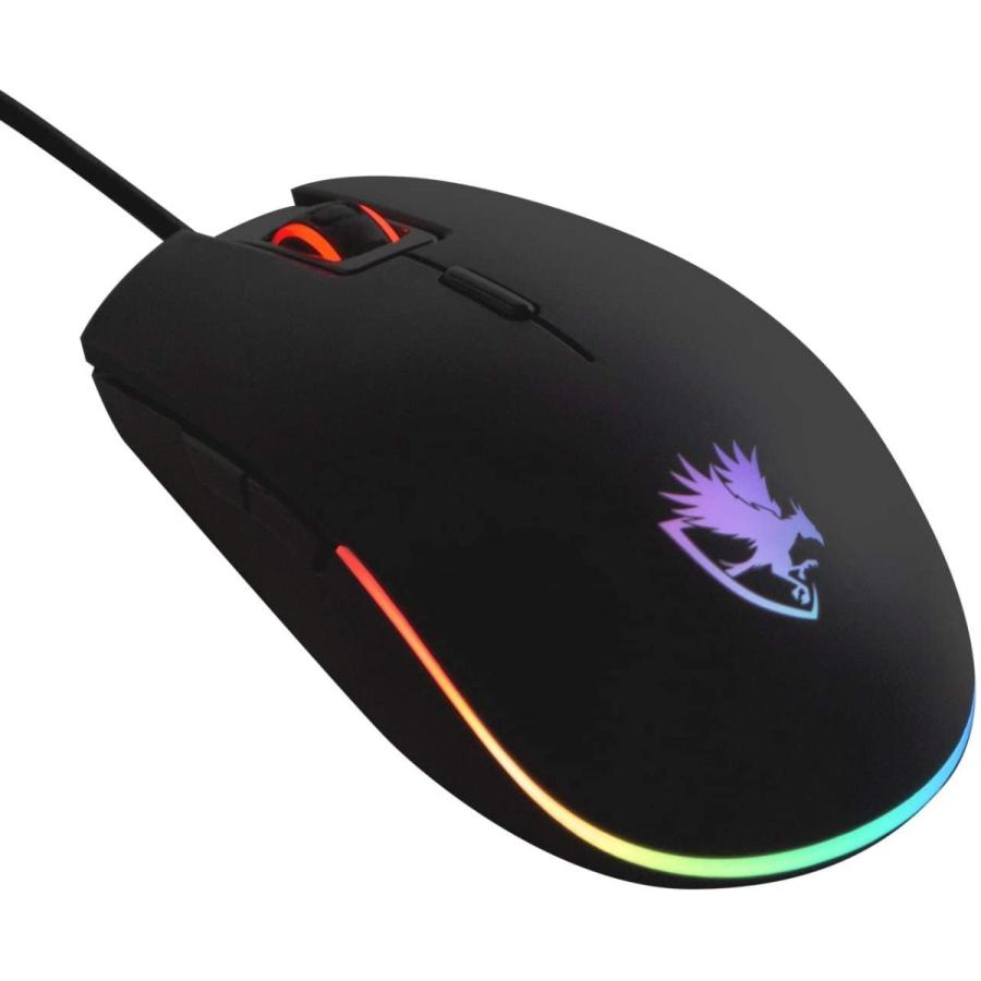 送料無料 Digifast Nightfall Rgbゲーミングマウスnf24 1680rgb色 6段階dpi マクロ設定可能 予約販売品 Extechpro Com