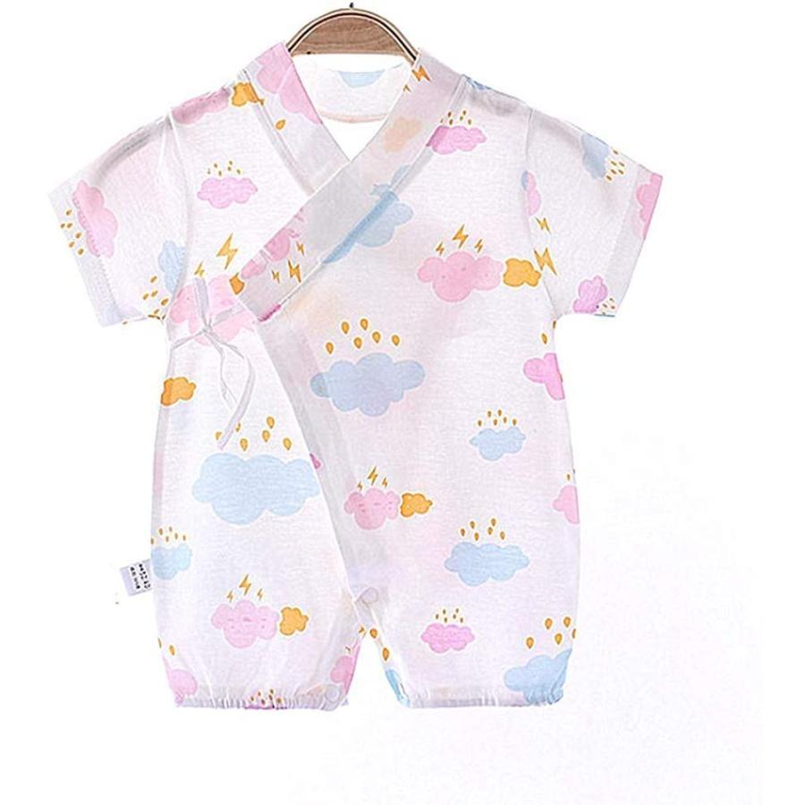 オンラインショップ Pancy 80cm 浴衣 甚平 お盆 ベビー服 ロンパース 半袖 夏 前開き パジャマ カーバーオール 雲 男の子 女の子 夏祭り 花火大 Cisama Sc Gov Br