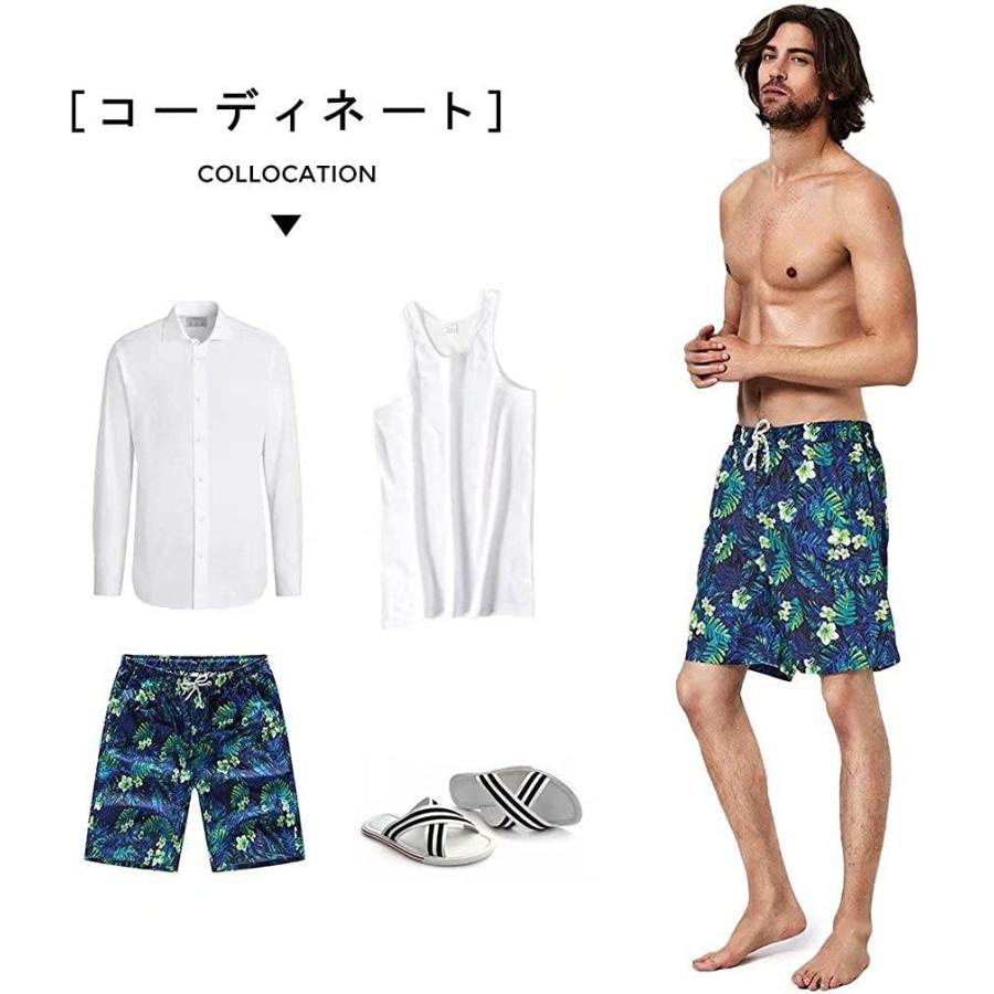 853円 人気ブランドの Muxuryee 水着 メンズ ハーフパンツ インナー付き サーフパンツ 大きいサイズ