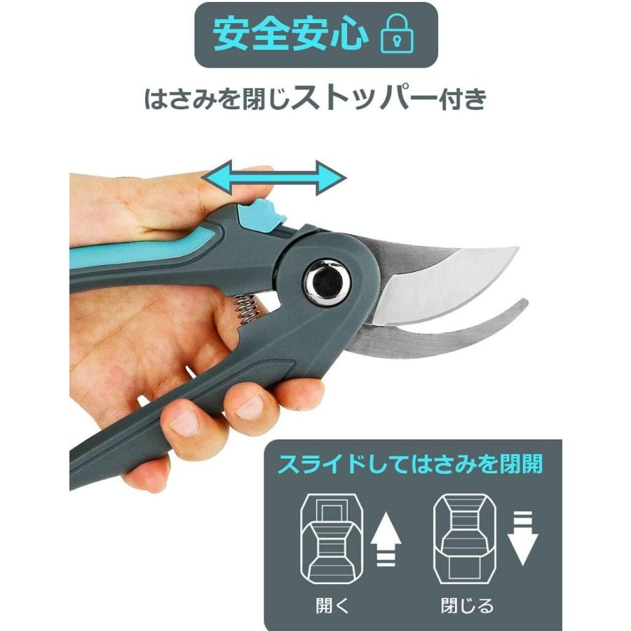 Anesty 剪定ばさみ 園芸用はさみ 切れ味良い フィットした持ち手 ロック機能 安全安心 家庭菜園の収穫 観葉植物の剪定 庭園作業 切断 かけはしjapan 通販 Yahoo ショッピング
