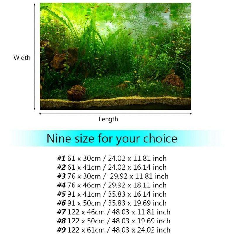 適当な価格 水草スタイル 水族館ポスター 水中ポスター バックスクリーン 水への影響ない 水槽背景 防水 簡単に貼り付け Hd画像 生息地の装飾 水槽の Shipsctc Org