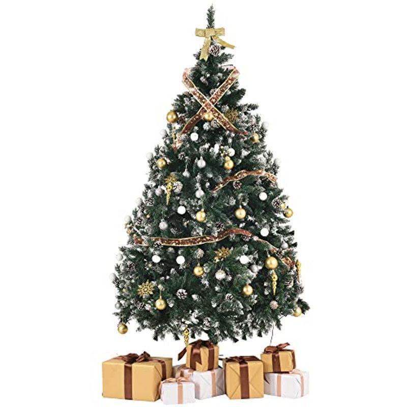 売れ筋 オーナメント77点セット Led付き 150cm クリスマスツリー Greenfamily 雪化粧 ク おしゃれ 北欧 組立簡単 豊富な枝数 屋外照明 Www Janvier Labs Com