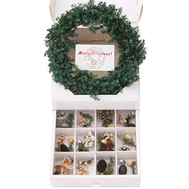 贈る結婚祝い プリザーブドフラワー ハンドメイド 手作りキット クリスマスリース 自分で作る Christma Merry 木の実 ナチュラル 接着剤付き その他インテリア雑貨 小物 Www We Job Com