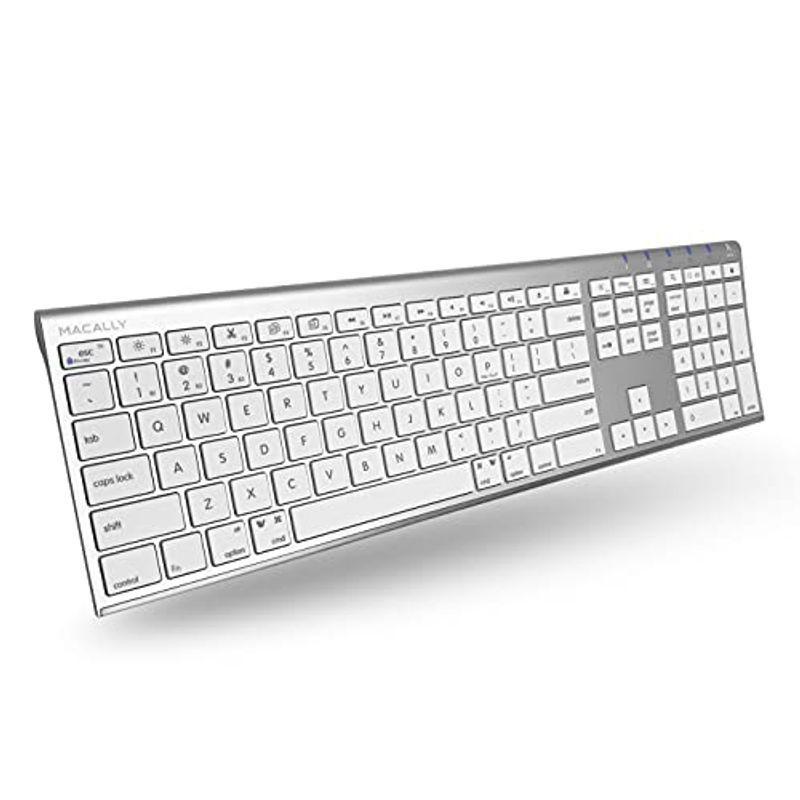 Macally ACEBTKEY-US ultraslim Bluetooth Keyboard for Mac PC iOS and An