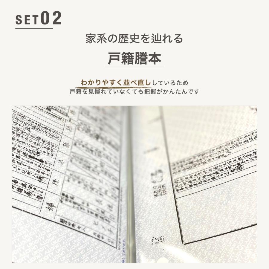 家系図作成サービス 全家系調査プラン　家系図+1冊セット Kakeizu Plus_5