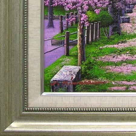 絵画 油絵 哲学の道 （木村由記夫） 【肉筆】【油絵】【日本の風景