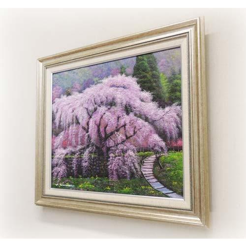 絵画 油絵 又兵衛桜 （木村由記夫） 【肉筆】【油絵】【桜絵】【日本の