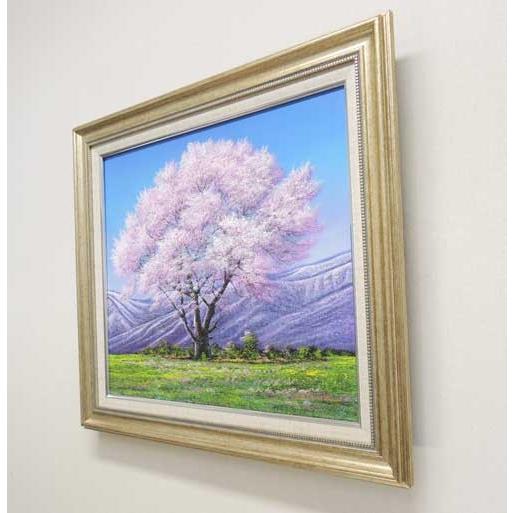 絵画 油絵 小岩井農場の桜 （木村由記夫） 【肉筆】【油絵】【桜絵
