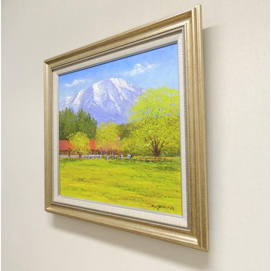 絵画 油絵 小岩井農場 （小川久雄） 【海・山】【肉筆】【油絵】【10号