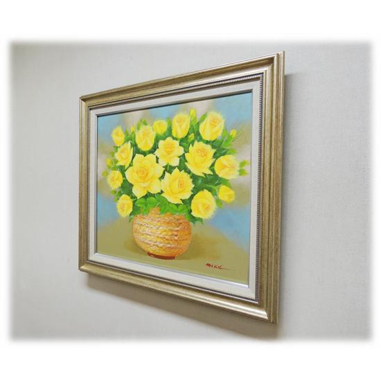 杉浦ミカ 油絵 絵画 薔薇 花の絵 憧れ 杉浦ミカ 花の絵 薔薇 絵画