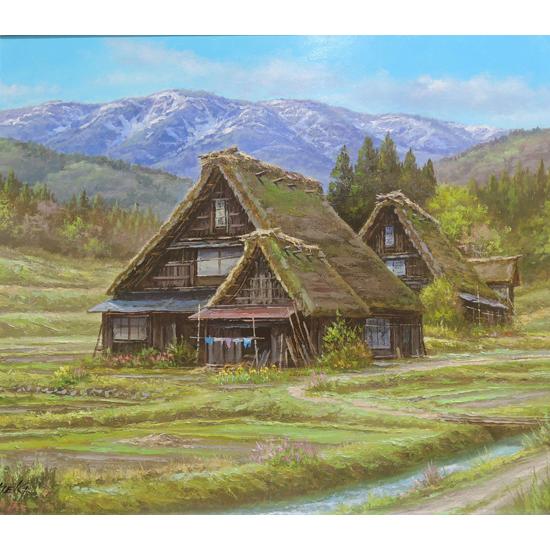 関　健造　風景画 楽天市場】関 健造 「 奥入瀬渓流 」 油絵 油彩画 F10 ( 10号 ) : 内田画廊