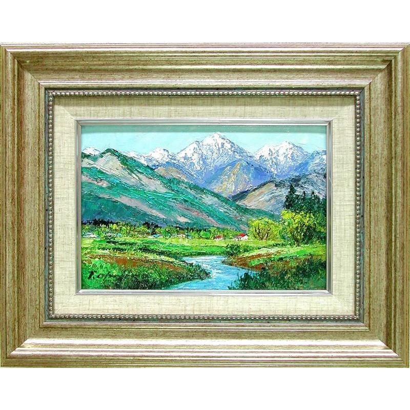 絵画　油絵　安曇野　ミニ美 絵画 油絵 安曇野 ミニ美