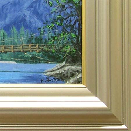 絵画 油絵 上高地 (大山功) 【海・山】【肉筆】【油絵】【日本 絵画 油絵 上高地 (大山功) 【海・山】【肉筆】【油絵】【日本