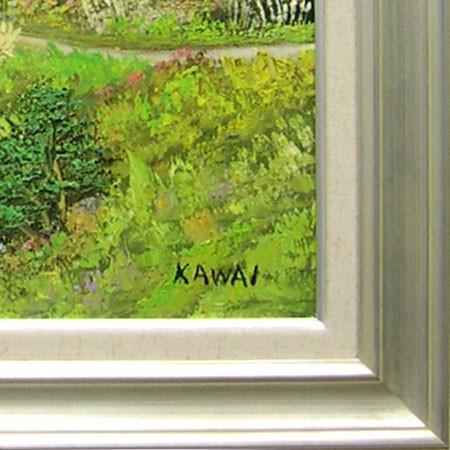 絵画 油絵 常念岳 山麓 F20号 (川合修二) 【海・山】【肉筆 絵画 油絵 常念岳 山麓 F20号 (川合修二) 【海・山】【肉筆