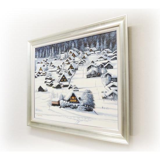 油絵(額無しは10000円) 絵画 油絵 高原への道 F30号 (横山守) 【海・山】【肉筆】【油絵