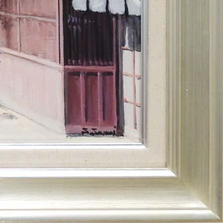 絵画 油絵 妻籠宿 F20号 （澤井進） 【肉筆】【油絵】【日本の風景