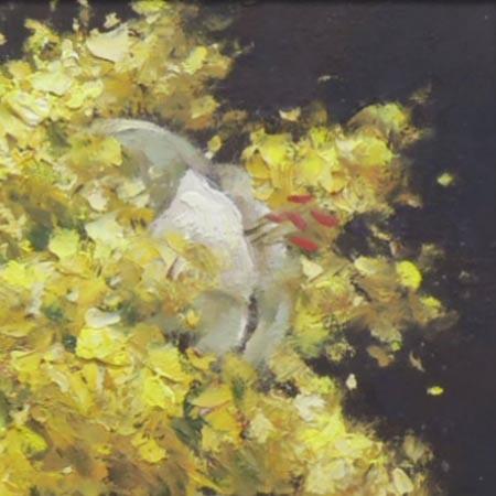 ミモザF10号 保田三友紀の油絵近年作品未発表値下げ ミモザF10号 保田三友紀の油絵近年作品未発表値下げ