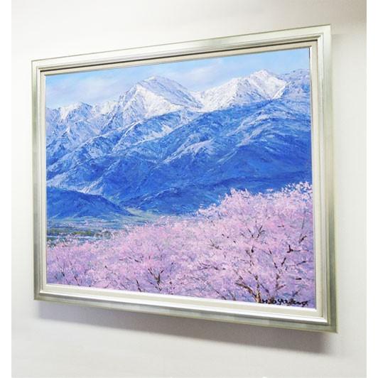 小川久雄作常念岳と桜6号です。