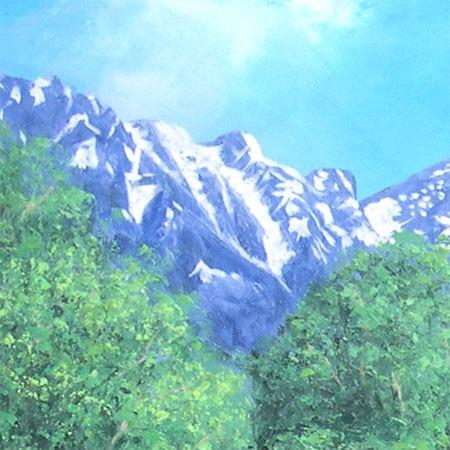 絵画 油絵 上高地 F50号 (大山功) 【海・山】【肉筆】【油絵 絵画 油絵 上高地 F50号 (大山功) 【海・山】【肉筆】【油絵