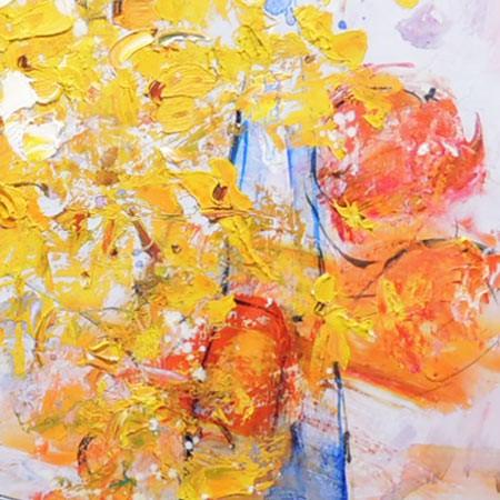 絵画 油絵 花とバイオリン F20号 (池田秀郎) 【肉筆】【油絵 絵画 油絵 花とバイオリン F20号 (池田秀郎) 【肉筆】【油絵