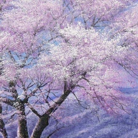 絵画 油絵 小岩井農場の桜 F20号 (木村由記夫) 【肉筆】【油絵 絵画 油絵 小岩井農場の桜 F20号 (木村由記夫) 【肉筆】【油絵