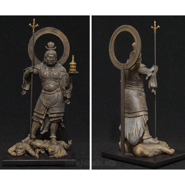 毘沙門天 仏像 フィギュア 国宝を美麗に複製 : 掛け軸・絵画の