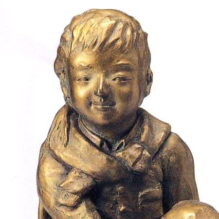 清河宗翠 ともだち （ブロンズ像） : 掛け軸・絵画の専門店 掛軸堂画廊