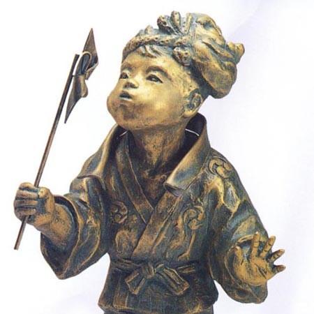 清河宗翠 祭り （ブロンズ像） : 掛け軸・絵画の専門店 掛軸堂画廊