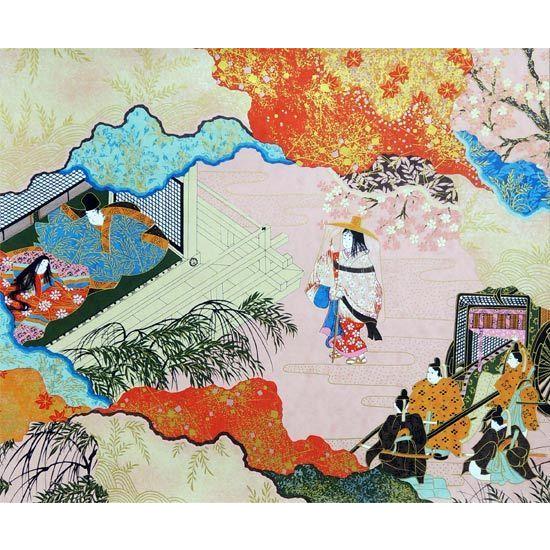 掛け軸 京のみやび 【掛軸】【一間床】【丈の短い掛軸】【趣味