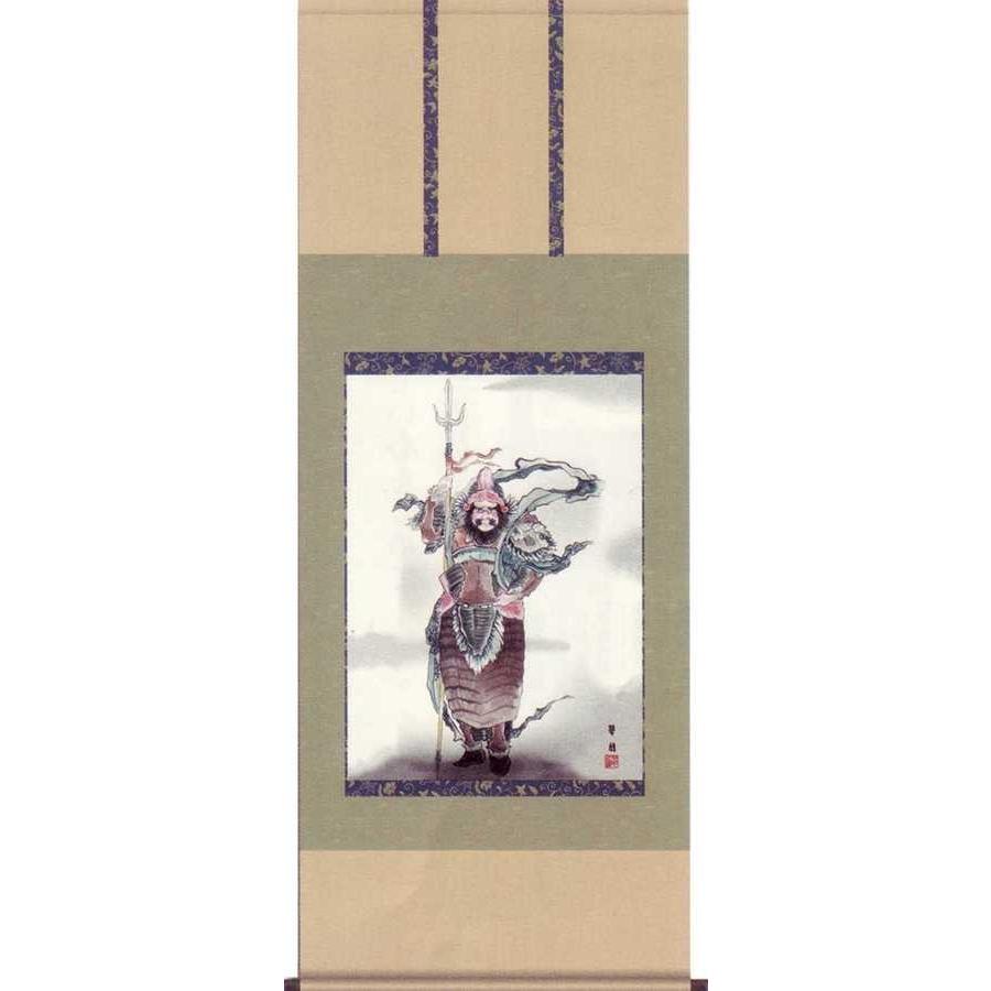 掛け軸 鐘馗 鈴木翠朋 掛軸 Yg 1125 掛け軸 絵画の専門店 掛軸堂画廊 通販 Yahoo ショッピング