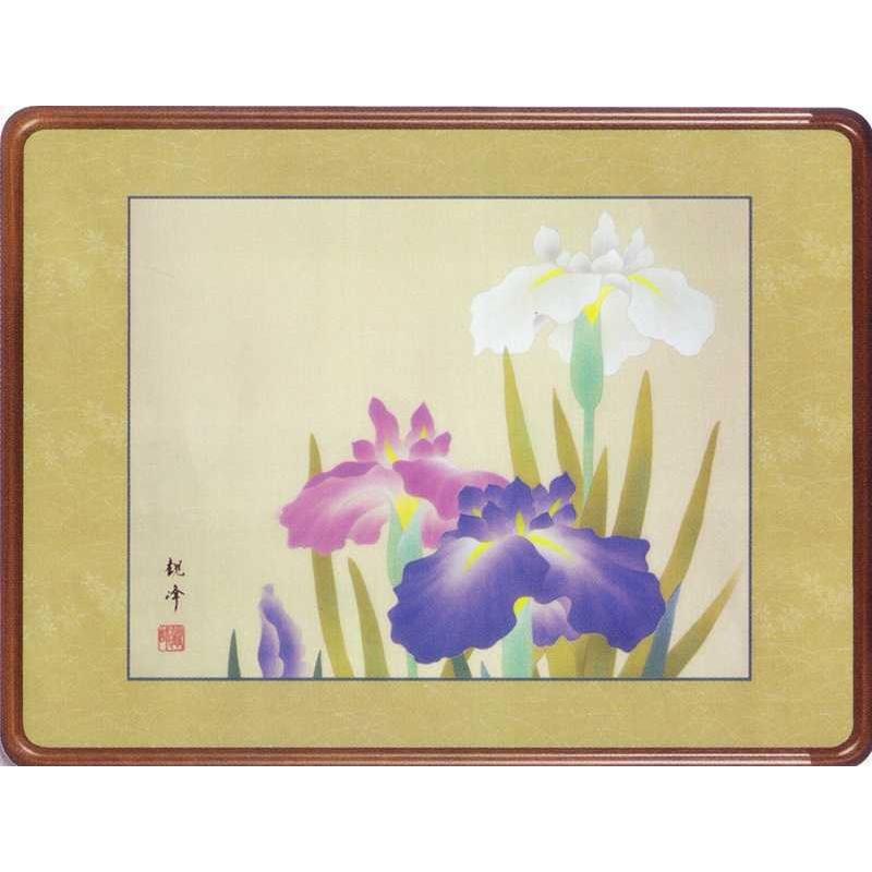 絵画(和装額) 菖蒲 (山村観峰) : 掛け軸・絵画の専門店 掛軸堂画廊