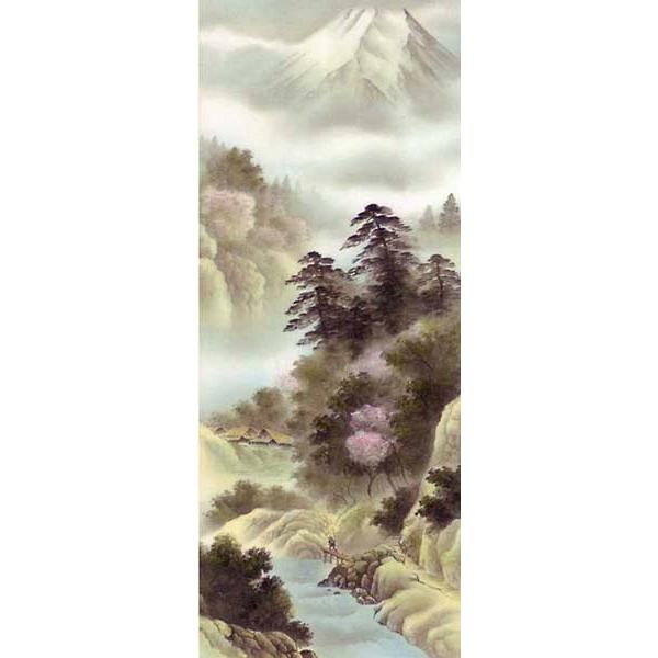 掛け軸 四季賞翫（四季揃） (伊藤渓山) 掛軸 : 掛け軸・絵画の専門店