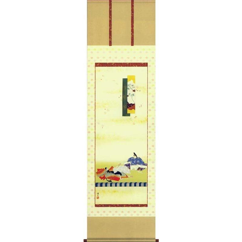 掛け軸　歌仙雛　(伊藤渓山)　　掛軸