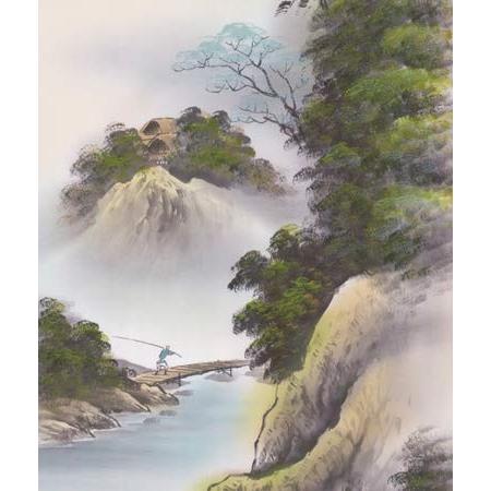 掛け軸 紅峰清風 (鈴村秀山) 掛軸 : 掛け軸・絵画の専門店 掛軸堂画廊