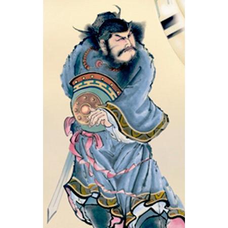 掛け軸 鐘馗 (清水雲峰) 掛軸 : 掛け軸・絵画の専門店 掛軸堂画廊
