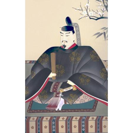掛け軸 天神 (清水雲峰) 掛軸 : 掛け軸・絵画の専門店 掛軸堂画廊