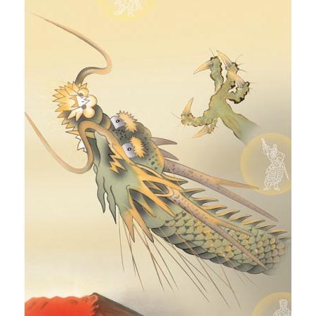 掛け軸 十二神将昇龍図 (石田芳園) 掛軸 : 掛け軸・絵画の専門店 掛け軸 十二神将昇龍図 (石田芳園) 掛軸 : 掛け軸・絵画の専門店