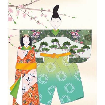 伊藤渓山　立雛　掛け軸　掛軸　新品送料無料　雛祭り 掛け軸 立雛 (伊藤渓山) 掛軸 : 掛け軸・絵画の専門店 掛軸堂画廊