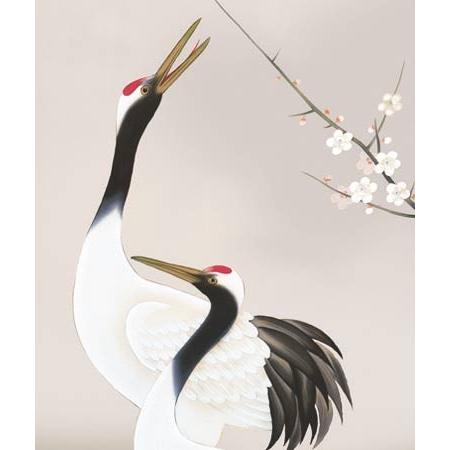 掛け軸 松竹梅鶴亀 (小林秀峰) 掛軸 : 掛け軸・絵画の専門店 掛軸堂