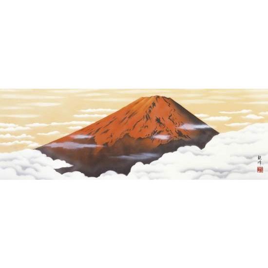 欄間額 富士雲景 (山村観峰) 【欄間額】 : 掛け軸・絵画の専門店 掛軸