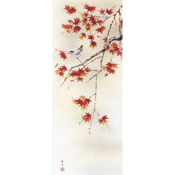 掛け軸 四季競艶 (北山歩生) 掛軸 : 掛け軸・絵画の専門店 掛軸堂画廊