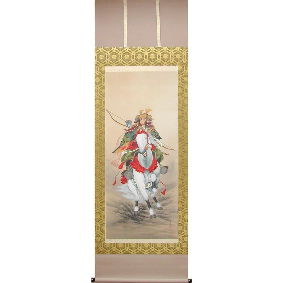 【曰く付き】　武者の掛け軸 掛軸】武者（端午の節句） - 磯田 長秋 作｜掛軸販売・通販・買取の