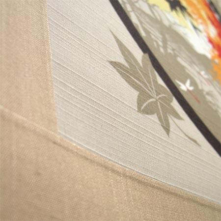 モダン掛け軸 秋のタペストリー 里の秋 （掛軸小物なし） 【掛軸