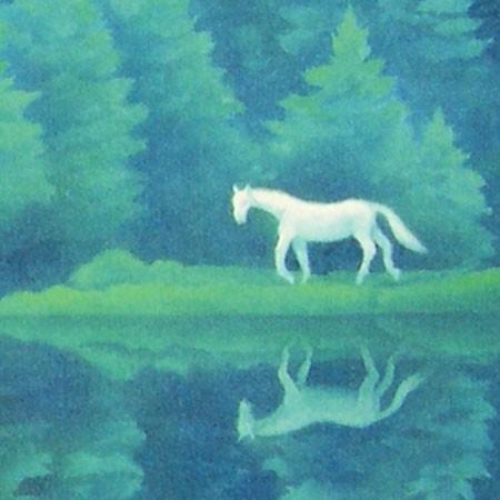 東山魁夷 緑響く(※10号特寸) 絵画 【複製】【美術印刷】【巨匠 東山魁夷 緑響く(※10号特寸) 絵画 【複製】【美術印刷】【巨匠