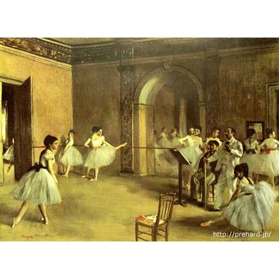 ドガ　絵画　楽屋の踊り子達　M20A号　　【複製】【美術印刷】【世界の名画】【大型絵画】の画像