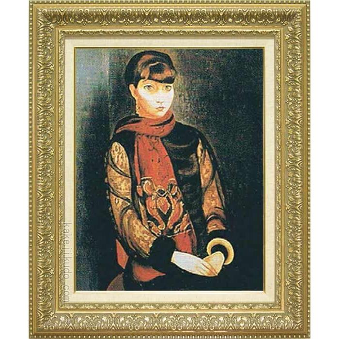 キスリング 絵画 リタ・ヴァン・リアの肖像 P10号 【複製】【美術印刷 