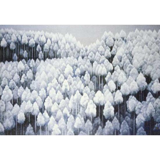東山魁夷 絵画 北山初雪 【複製】【美術印刷】【巨匠】【6号