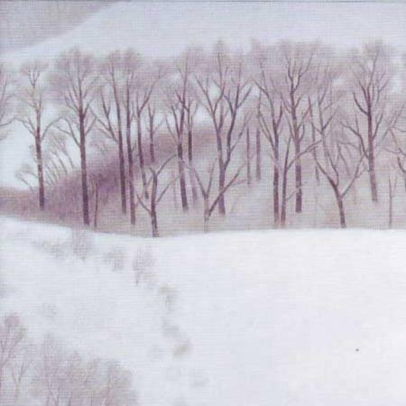東山魁夷 絵画 冬の旅 【複製】【美術印刷】【巨匠】【変型特寸