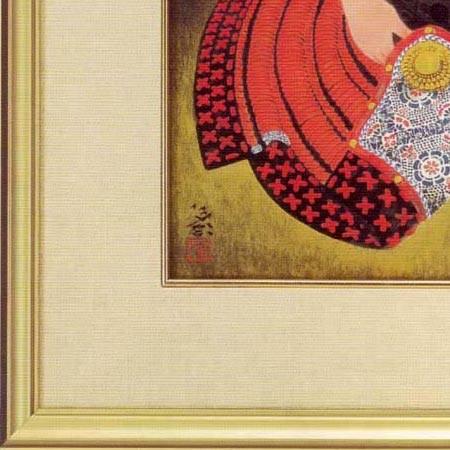 守屋多々志 絵画 金太郎 【複製】【美術印刷】【巨匠】【変型特寸