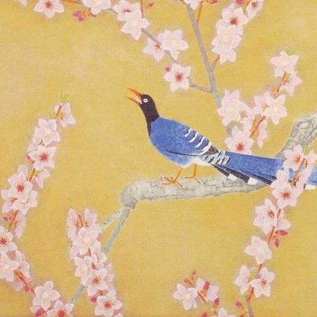 上村松篁 絵画 春輝 【複製】【美術印刷】【巨匠】【変型特寸 上村松篁 絵画 春輝 【複製】【美術印刷】【巨匠】【変型特寸